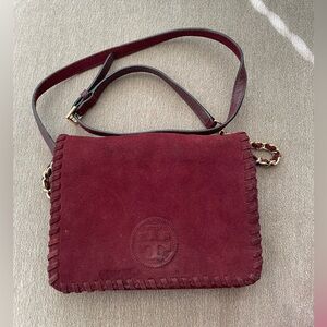 Tory Burch Marion Suede Crossbody